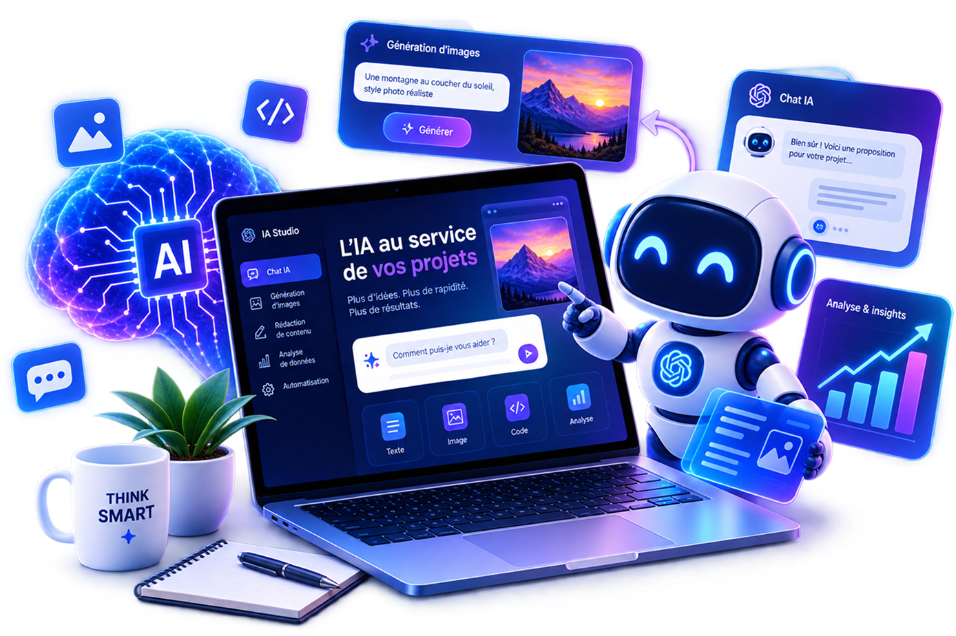 Intelligence artificielle à Limoges — concrète, déployée, rentable
